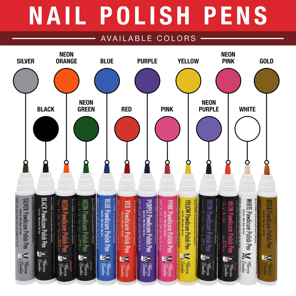 Pawdicure Nail Polish Pen - Quick Dry - 13 Colors - The Bougie Pet Boutique