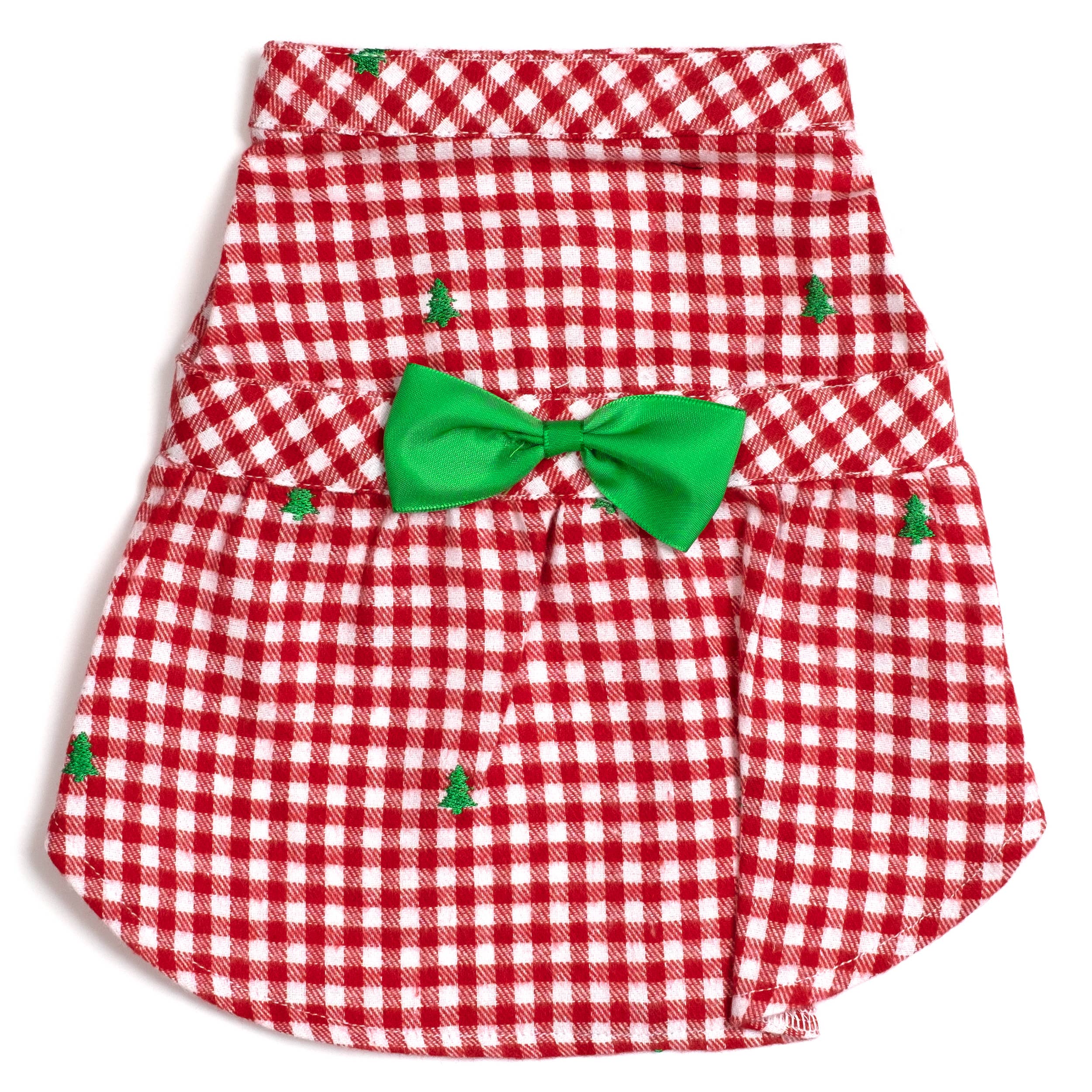 Check Trees Dress - The Bougie Pet Boutique