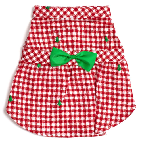 Check Trees Dress - The Bougie Pet Boutique