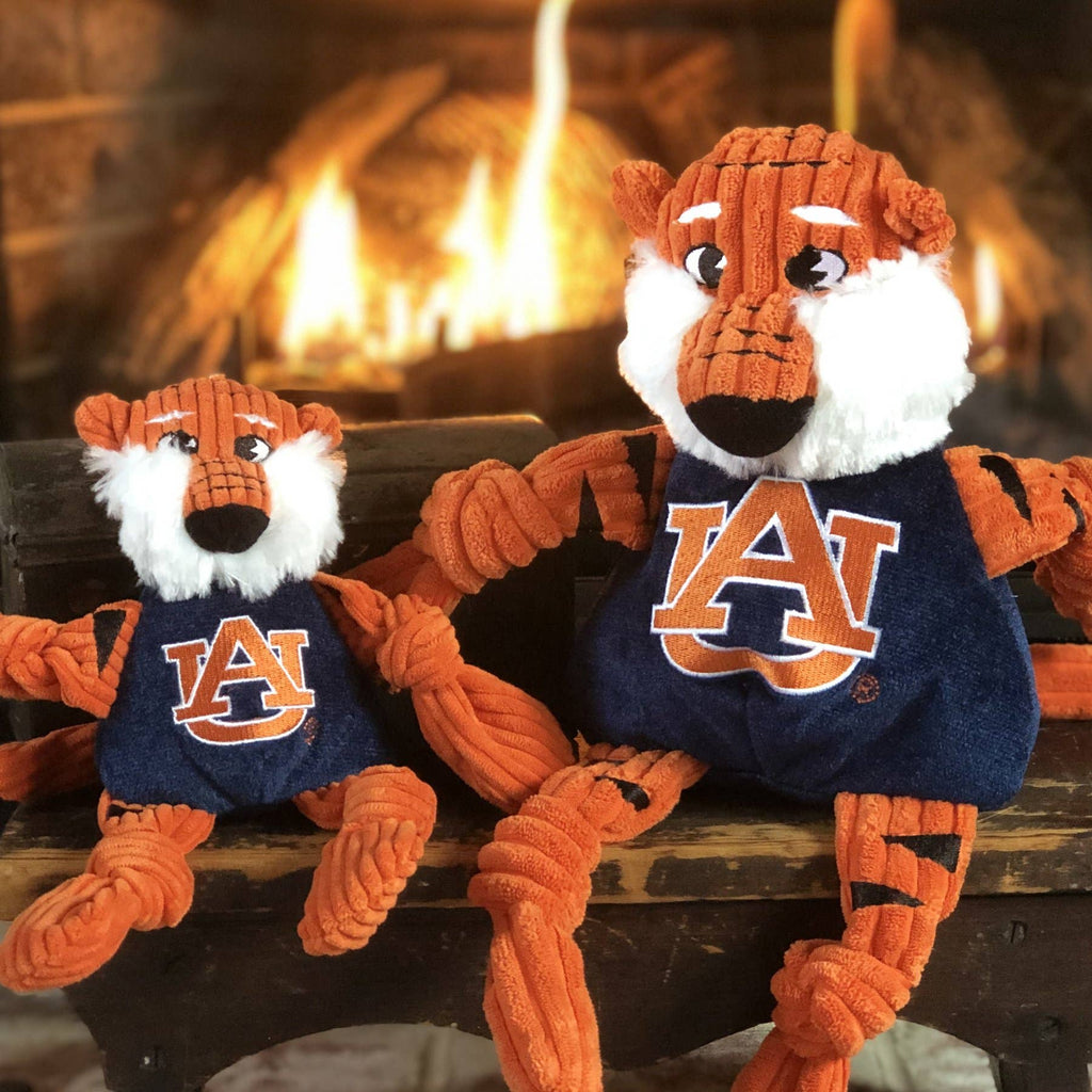 Auburn University, Aubie the Tiger Knottie® Plush Dog Toy - The Bougie Pet Boutique