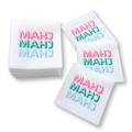 Mahjong Cocktail Napkins - 50-Pack | 5'' x 5'' folded Mahjon My Fair Mahjong
