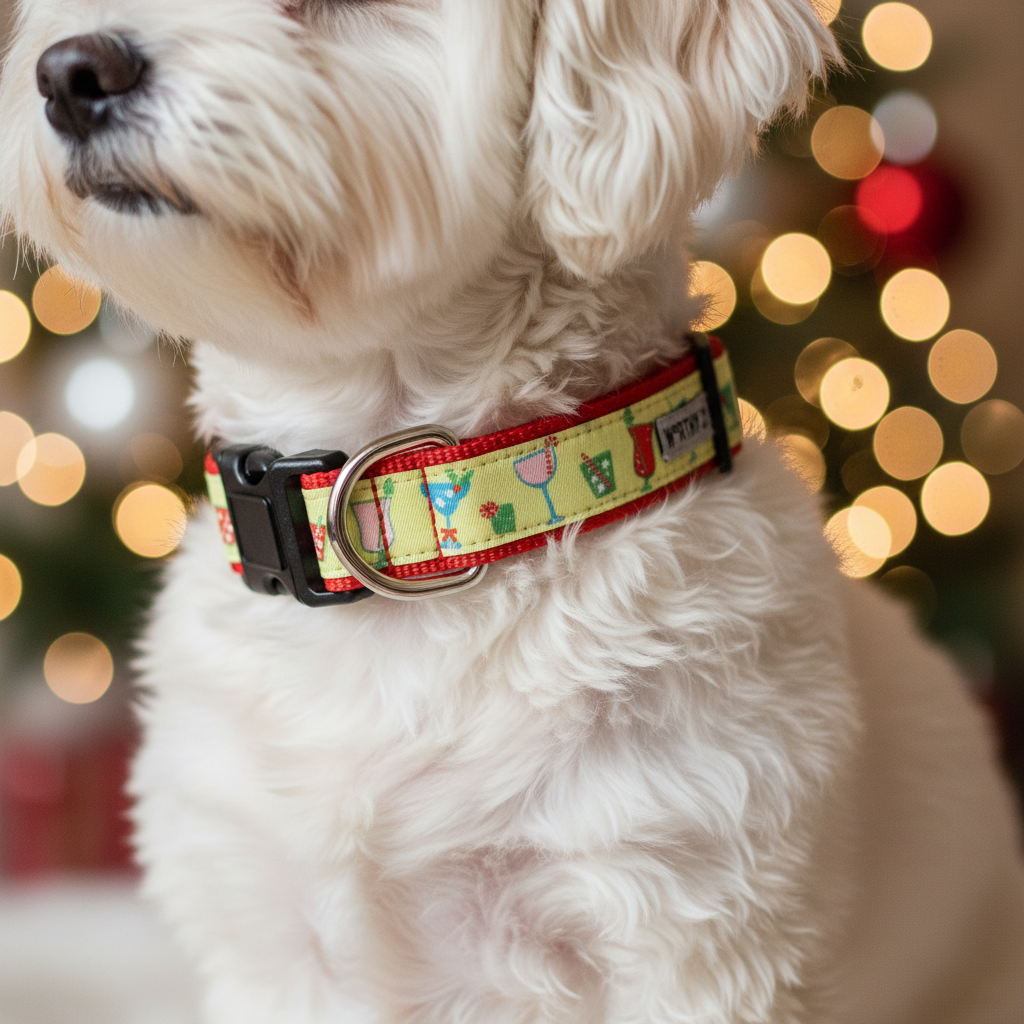 Holiday Cheer Collar Close-Up