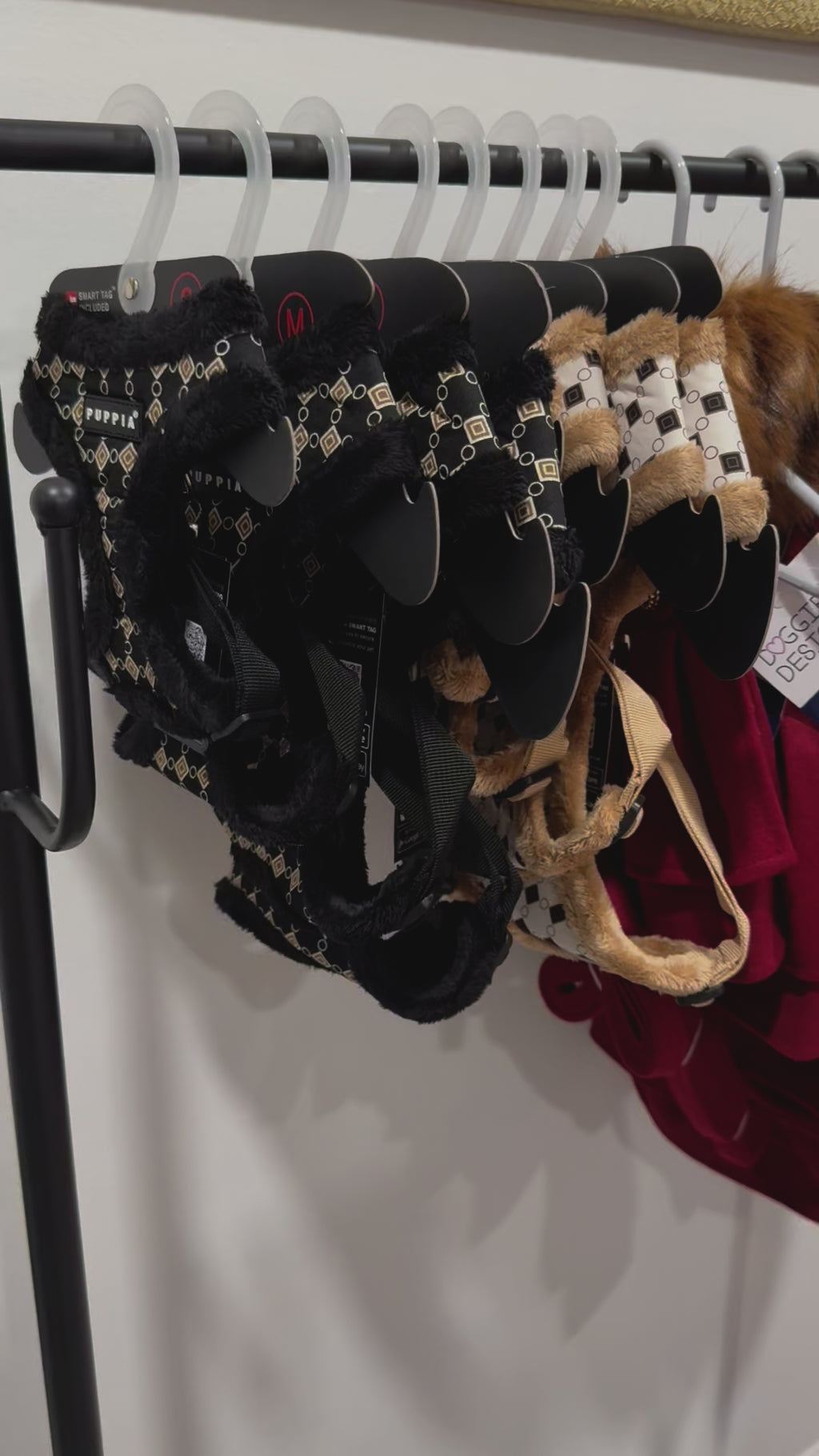Harnais pour chien Jace, motif losanges, enfilage par la tête, avec Smart Tag