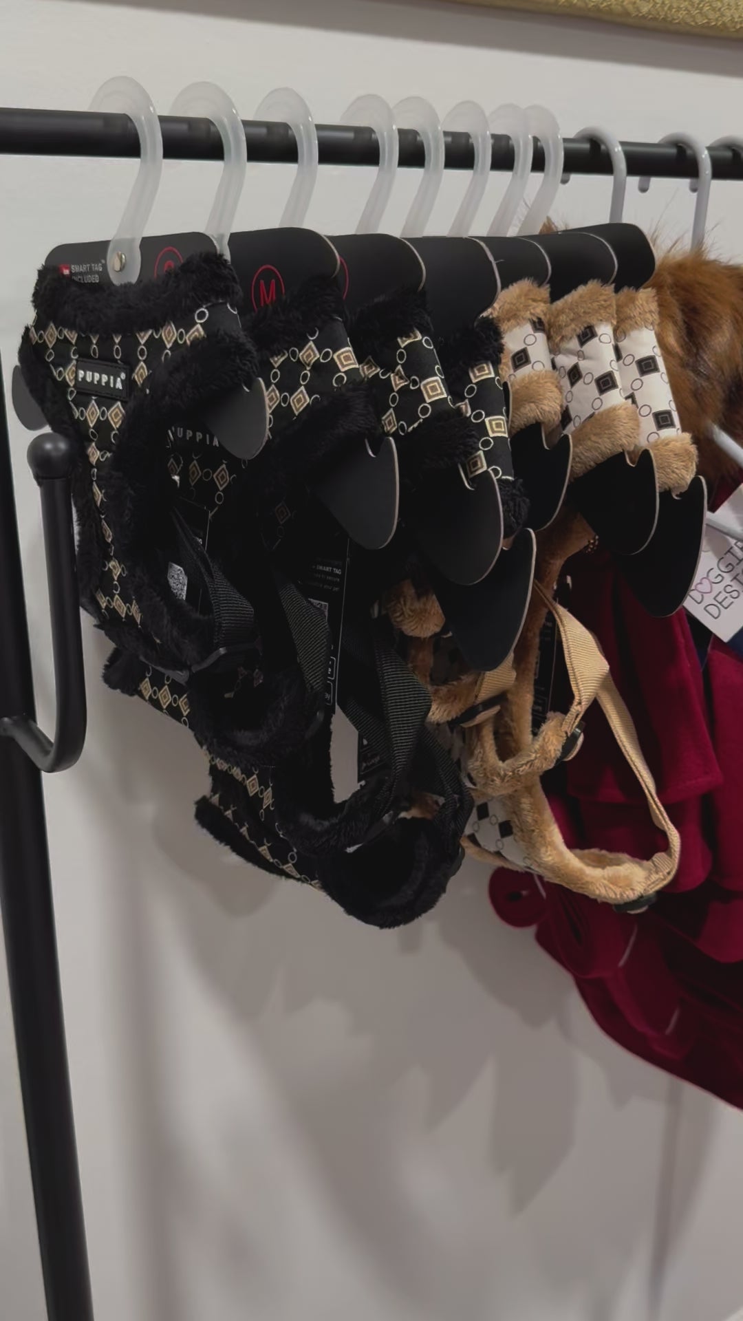 Harnais pour chien Jace, motif losanges, enfilage par la tête, avec Smart Tag