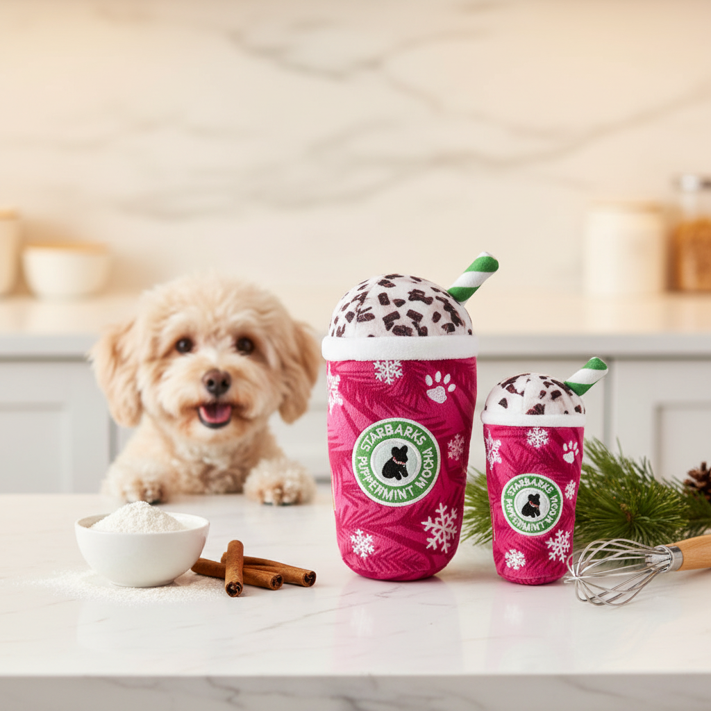 Starbarks Puppermint Mocha lifestyle photo